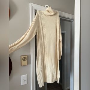 Serra cream colored sweater dress brand new